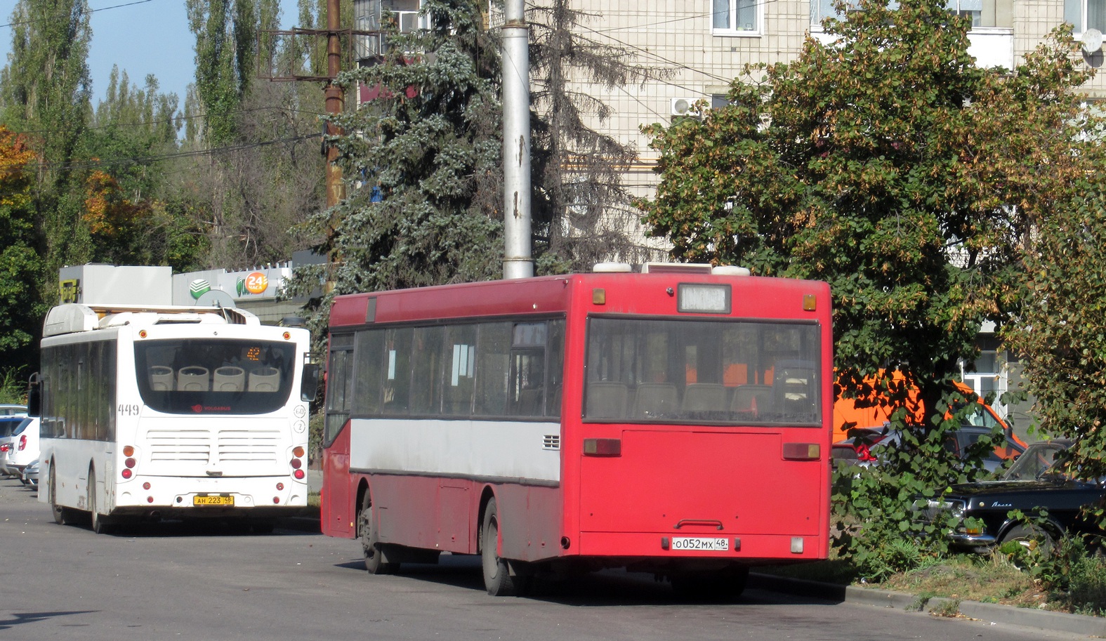 Липецкая область, Mercedes-Benz O405 № О 052 МХ 48