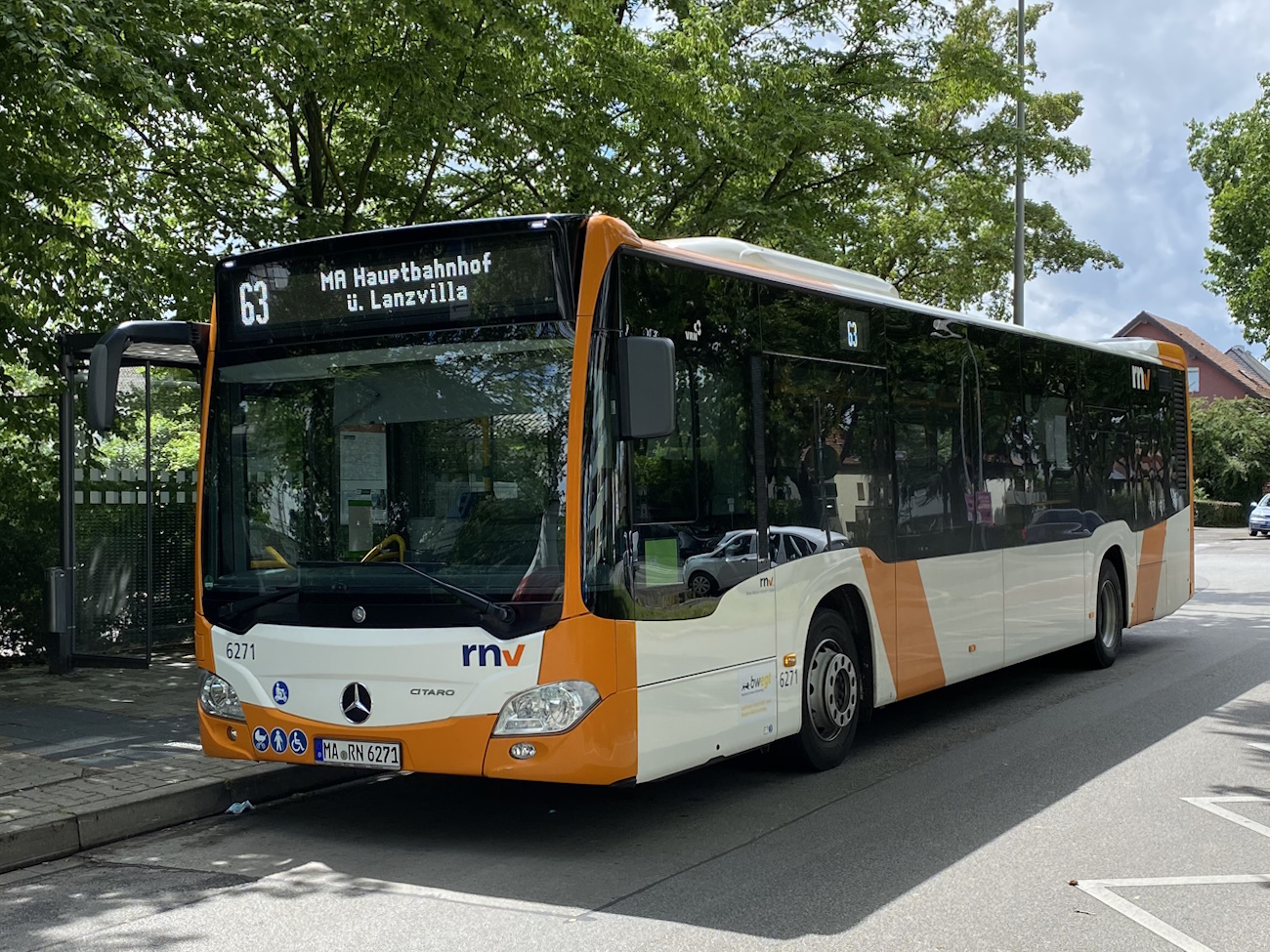Баден-Вюртемберг, Mercedes-Benz Citaro C2 hybrid № 6271