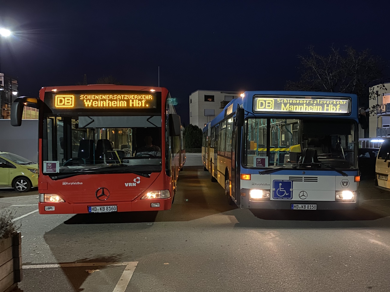 Bádensko-Württembersko, Mercedes-Benz O530G Citaro G č. HD-H 918; Bádensko-Württembersko, Mercedes-Benz O405GN2 č. HD-KB 8158