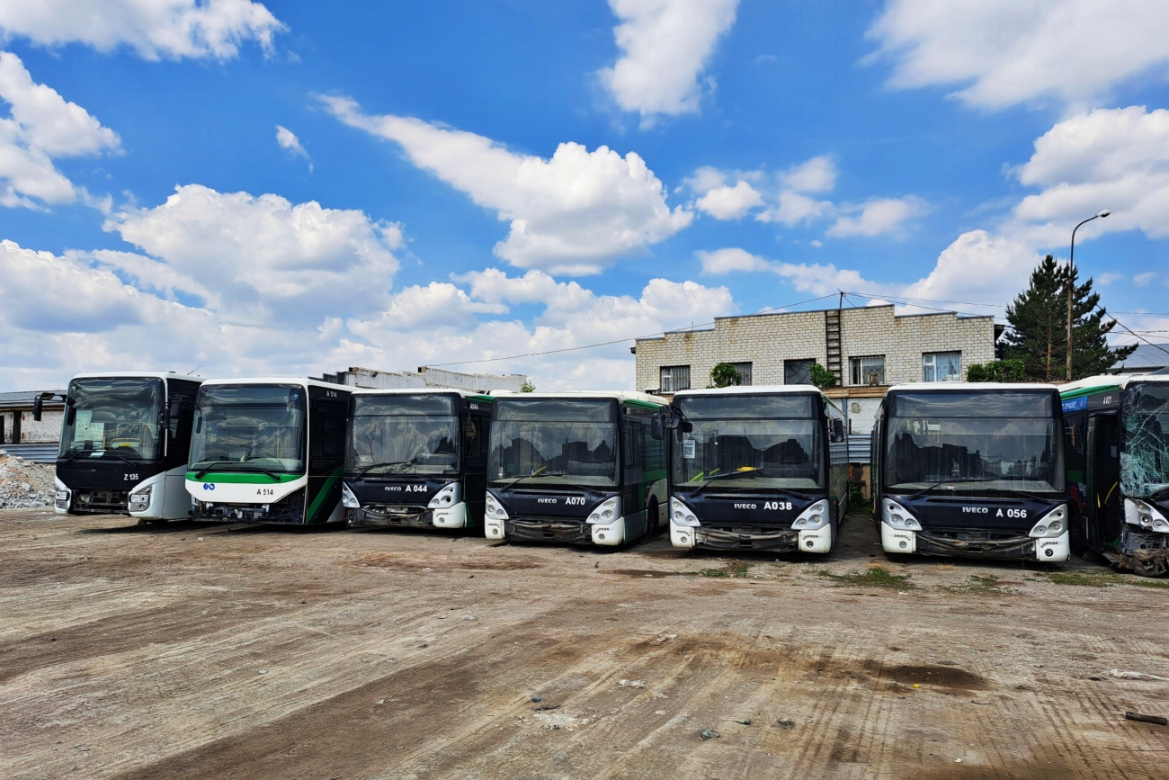 Астана, Irisbus Citelis 12M № A038; Астана, Irisbus Citelis 12M № A056; Астана — Автопарки