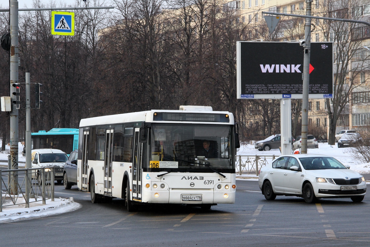 Санкт-Петербург, ЛиАЗ-5292.60 № 6391