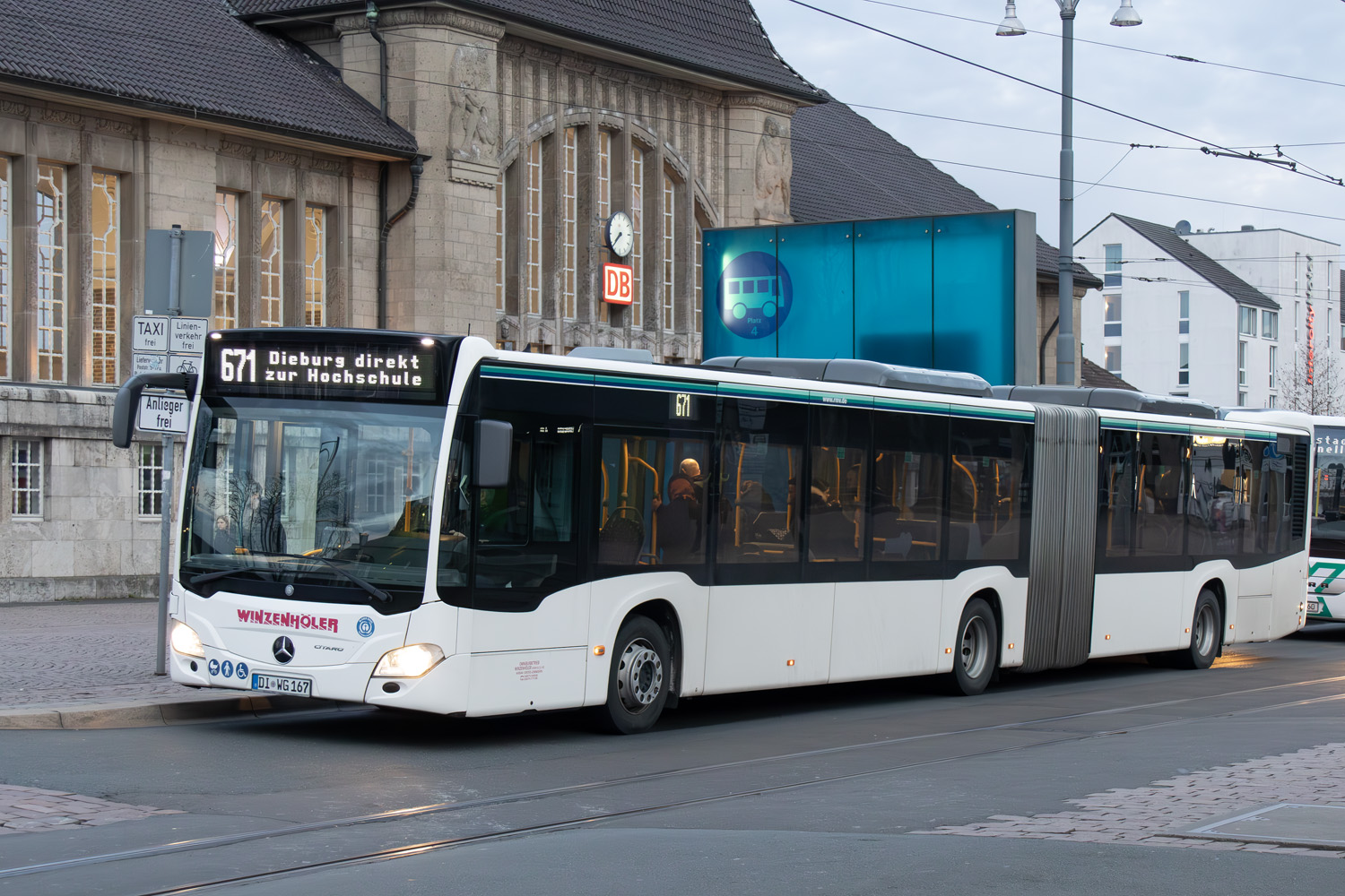 Гессен, Mercedes-Benz Citaro C2 G hybrid № DI-WG 167