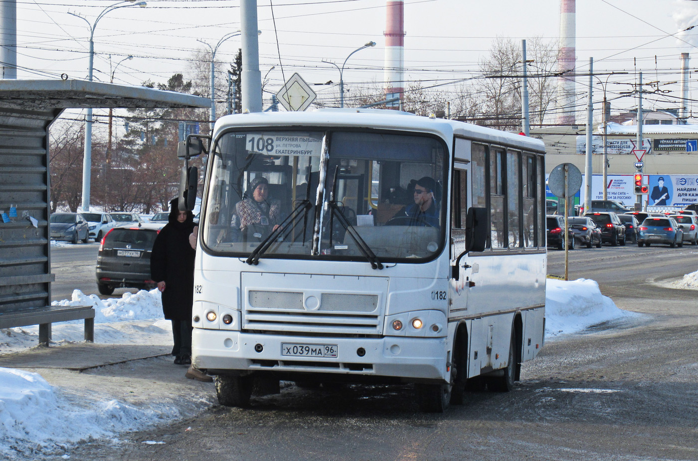 Свердловская область, ПАЗ-320402-05 № 182