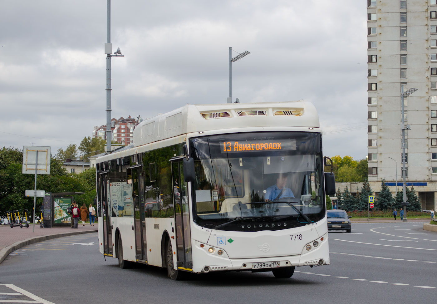 Санкт-Петербург, Volgabus-5270.G2 (CNG) № 7718