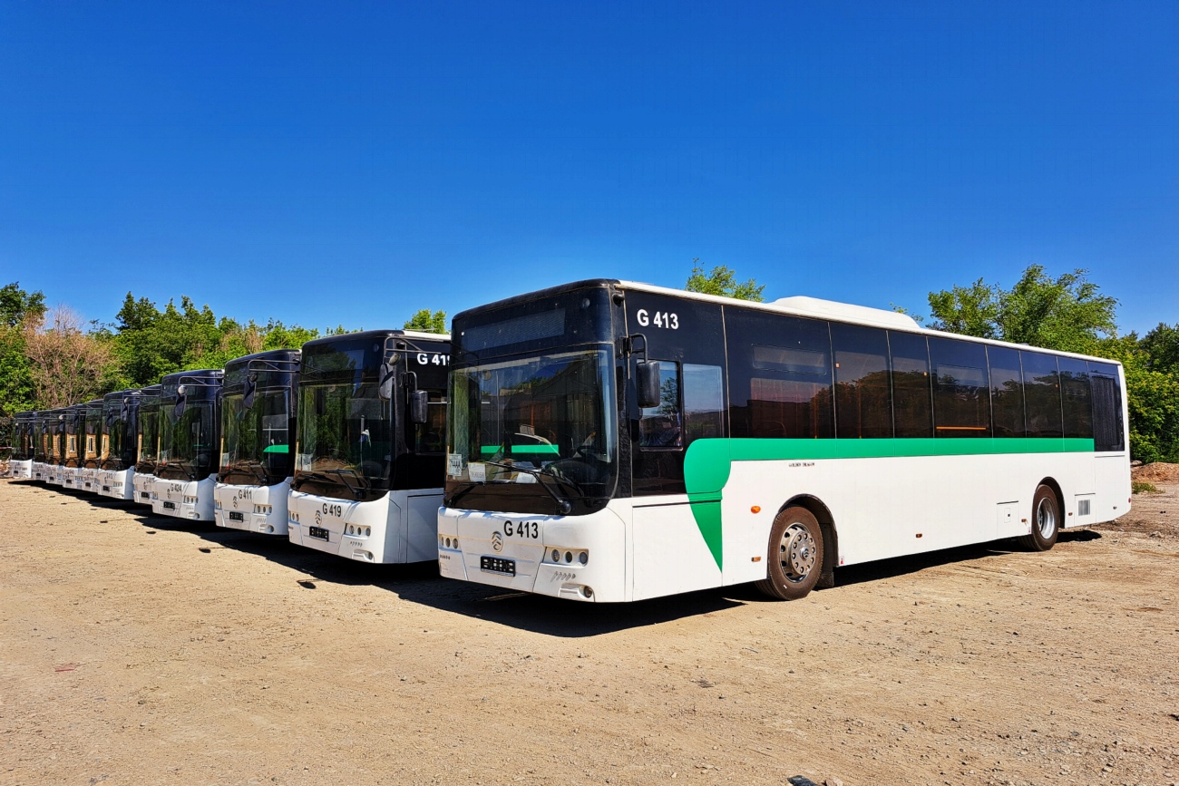 Αστάνα, Golden Dragon XML6125CR (Hyundai Trans Auto) # G413; Αστάνα — Bus depot