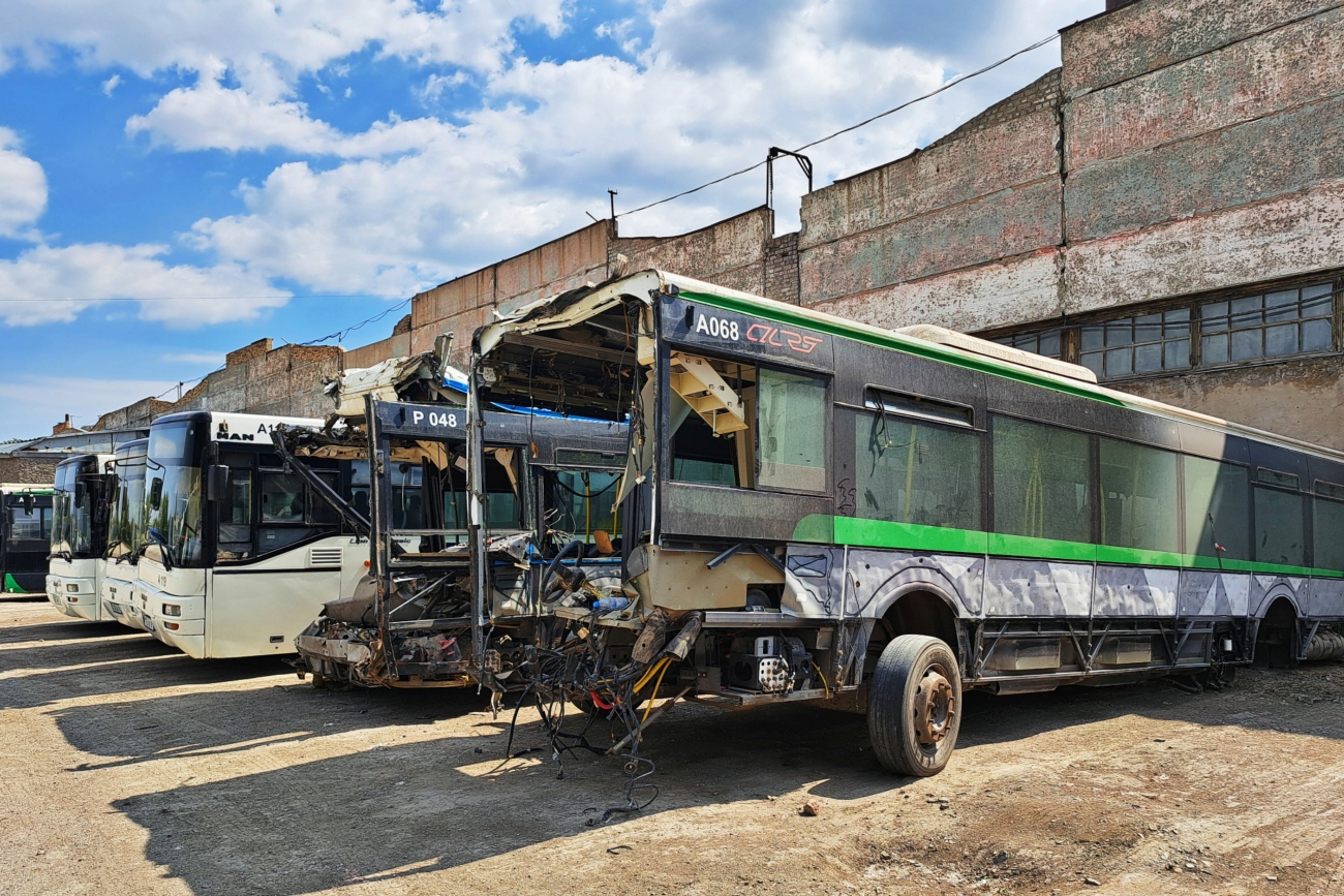 Астана, MAN A74 Lion's Classic SL283 № A119; Астана, Irisbus Citelis 12M № A068; Астана — Автопарки