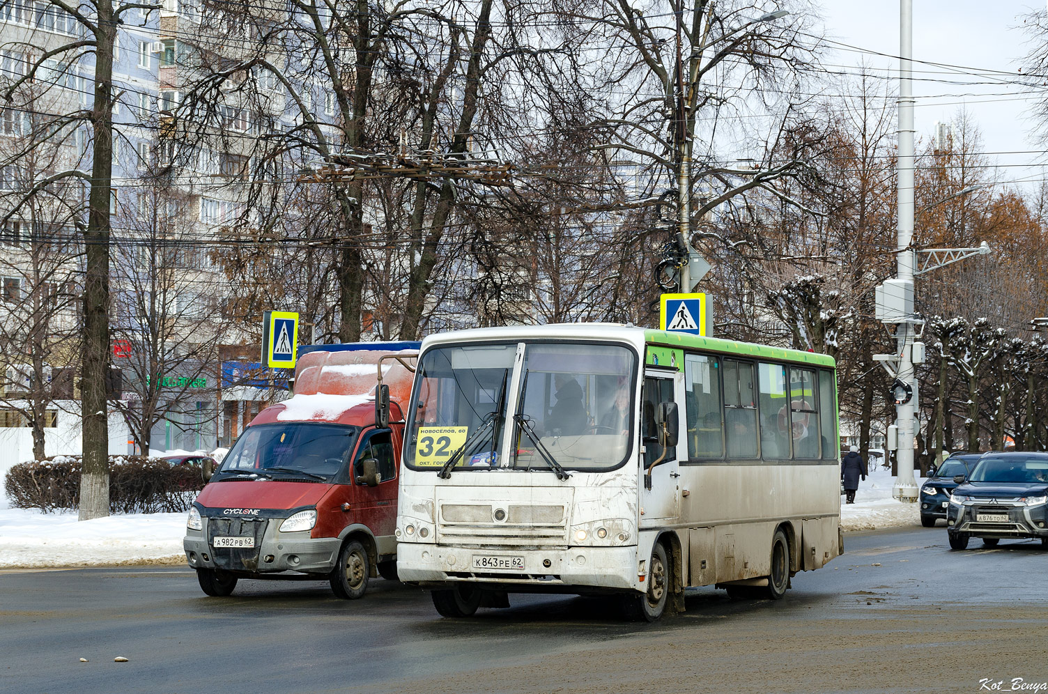 Рязанская область, ПАЗ-320402-05 № К 843 РЕ 62