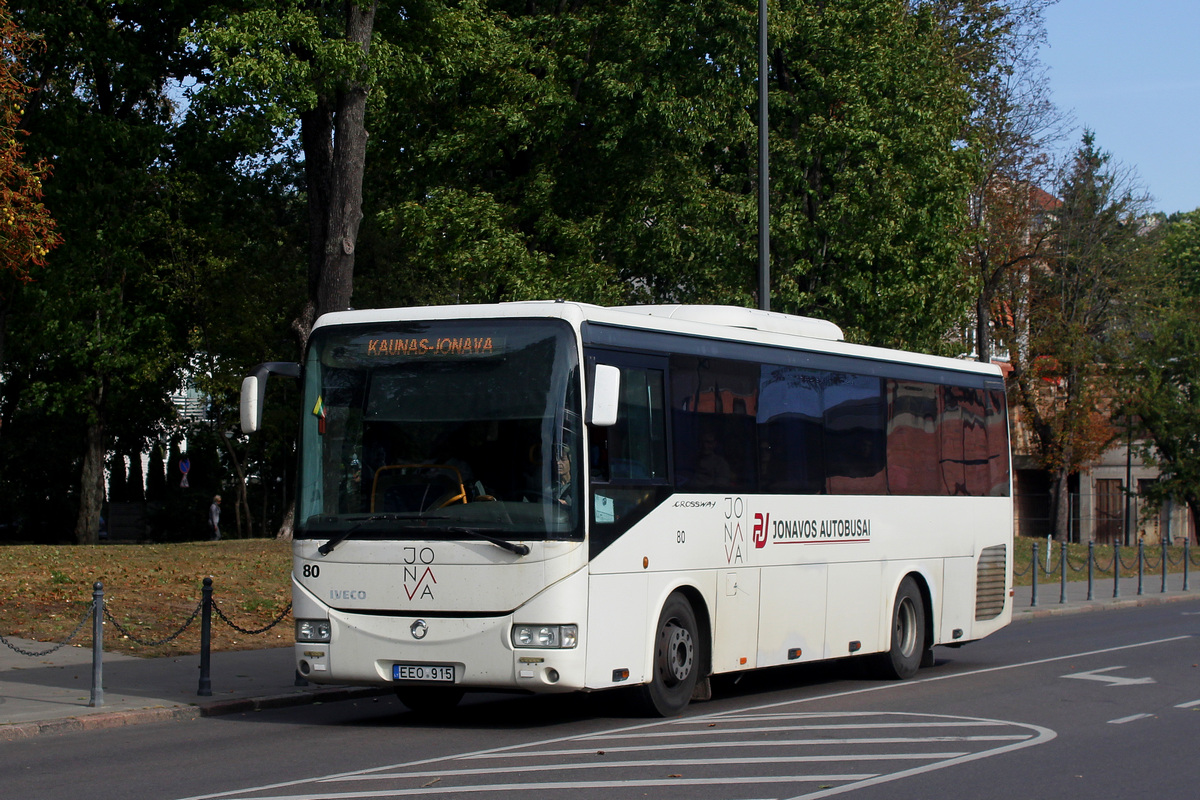 Литва, Irisbus Crossway 10.6M № 80