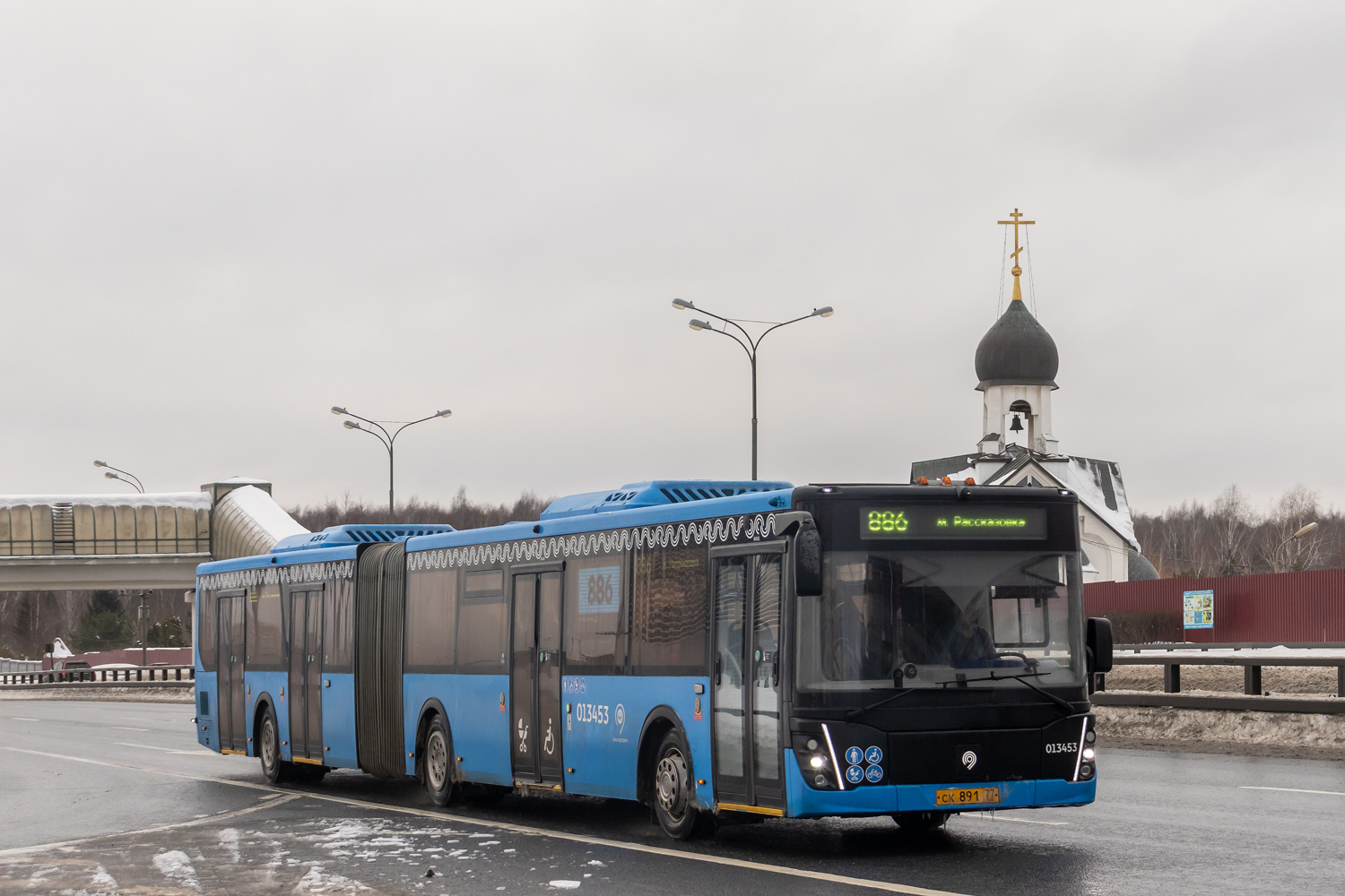 Москва, ЛиАЗ-6213.65 № 013453