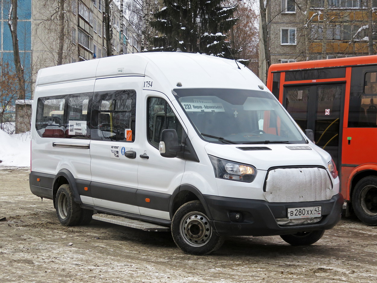 Кировская область, Ford Transit FBD [RUS] (X2F.ESG.) № х754