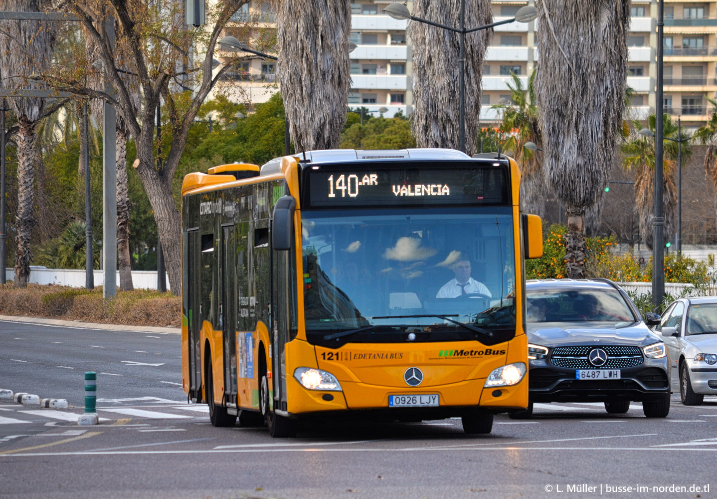 Испания, Mercedes-Benz Citaro C2 hybrid № 121