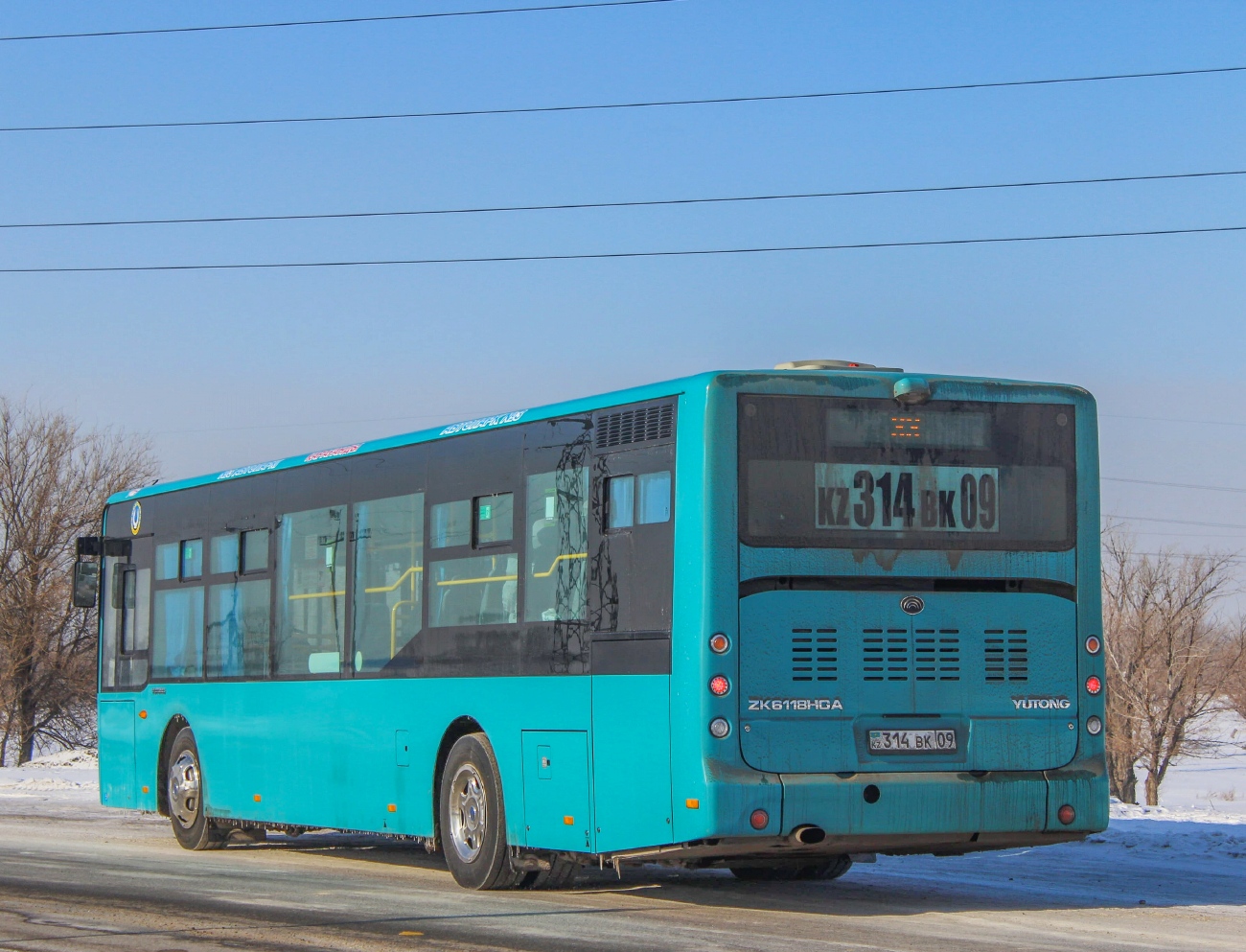 Карагандинская область, Yutong ZK6118HGA (QazTehna) № 314 BK 09