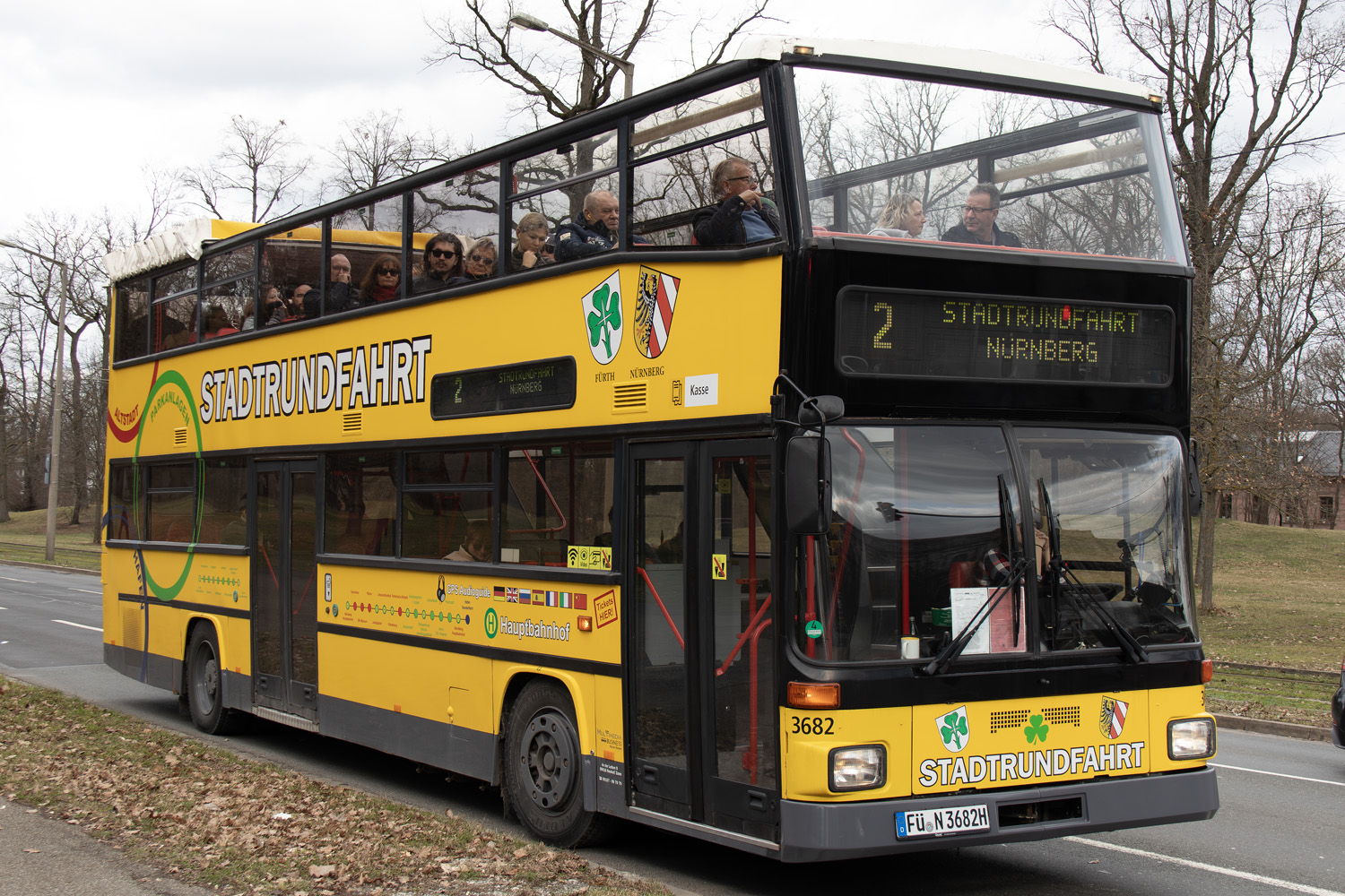 Бавария, Waggon Union (MAN 592 SD202) № FÜ-N 3682H