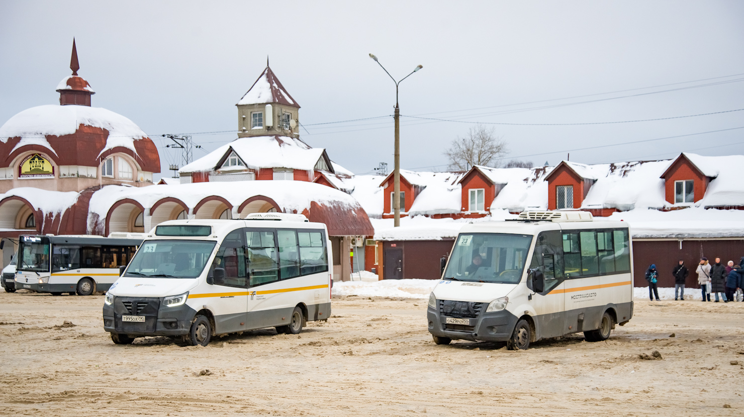 Московская область, ГАЗ-A68R52 City № 103995; Московская область, Луидор-2250DS (ГАЗ Next) № 3155