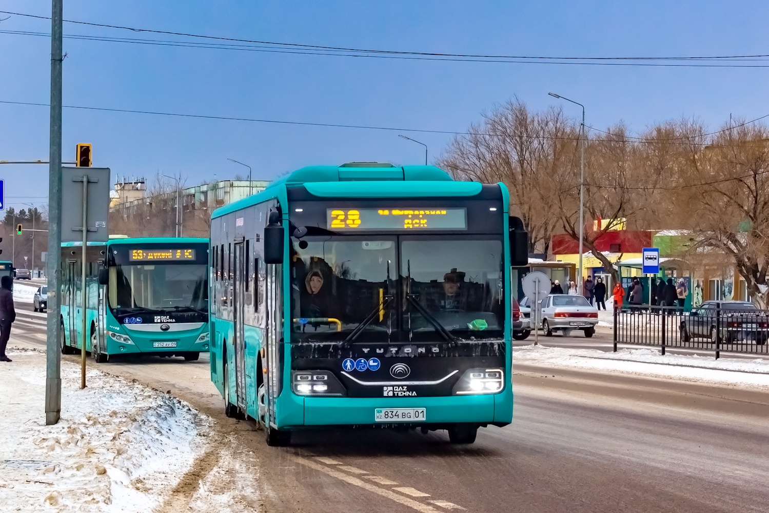 Карагандинская область, Yutong ZK6116HG (QazTehna) № 834 BG 01