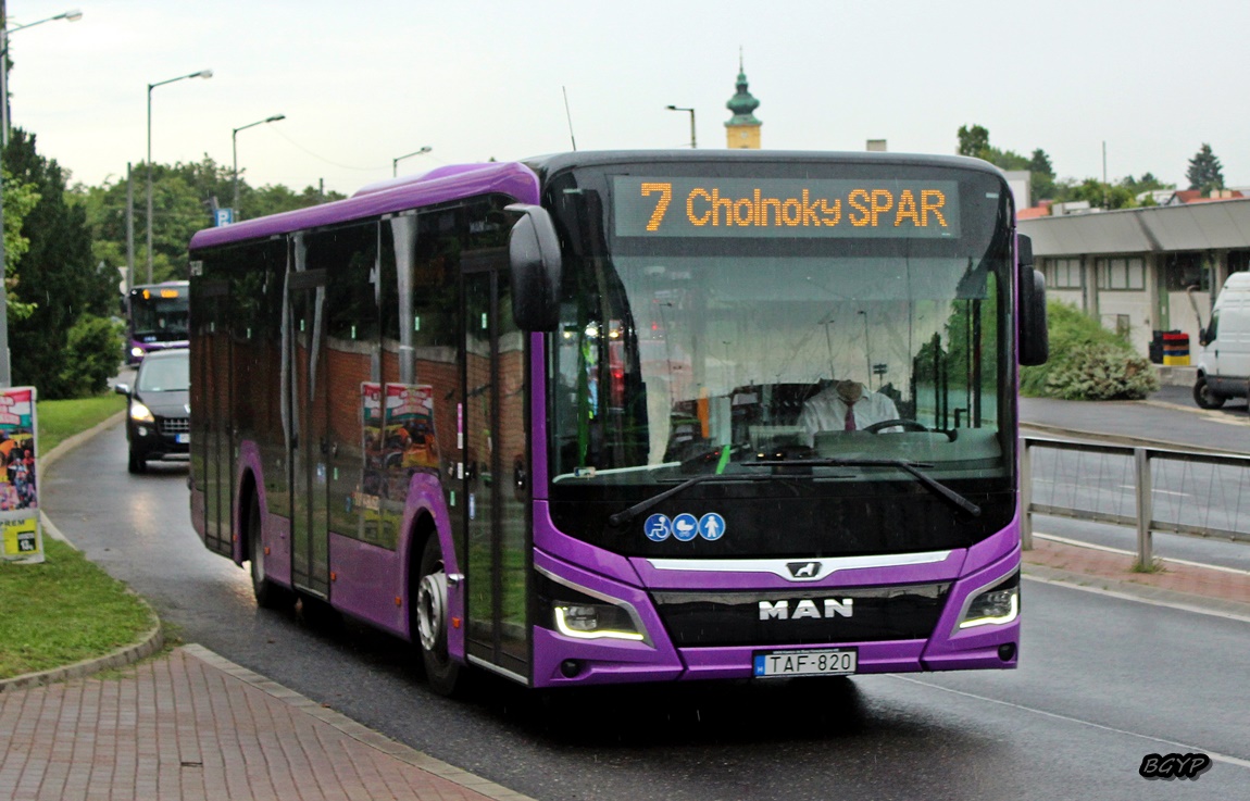 Венгрия, MAN 12C Lion's City 12 NL280 EfficientHybrid № TAF-820