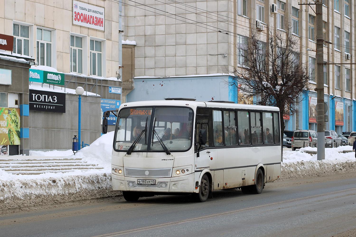 Кировская область, ПАЗ-320412-05 "Вектор" № В 193 УР 43