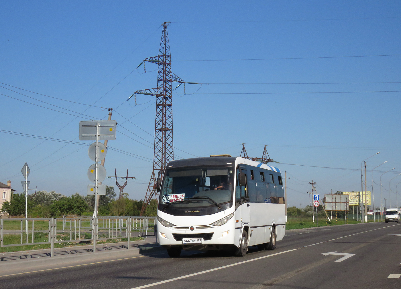 Краснодарский край, Marcopolo Bravis 3297-20-01 № О 447 ВС 193