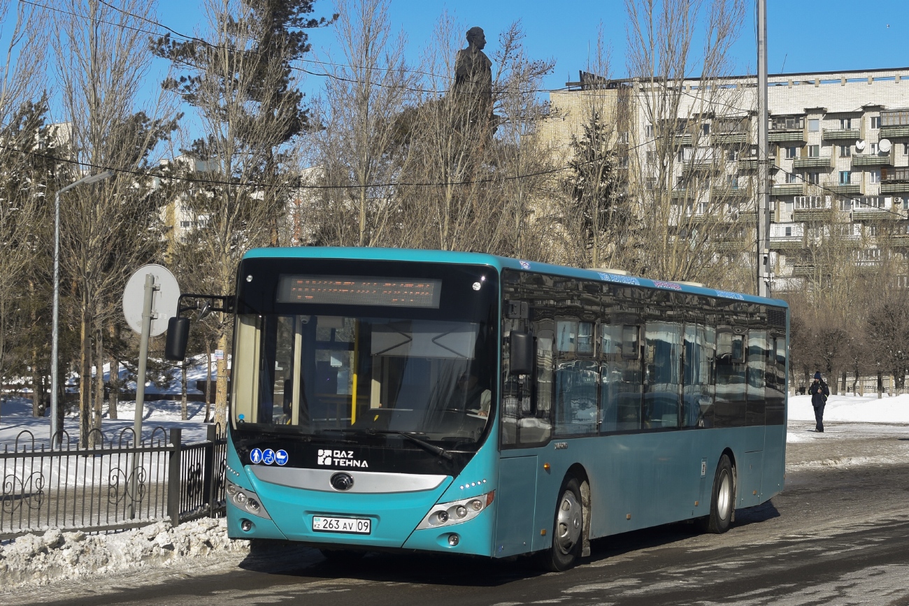 Карагандинская область, Yutong ZK6118HGA (QazTehna) № 263 AV 09