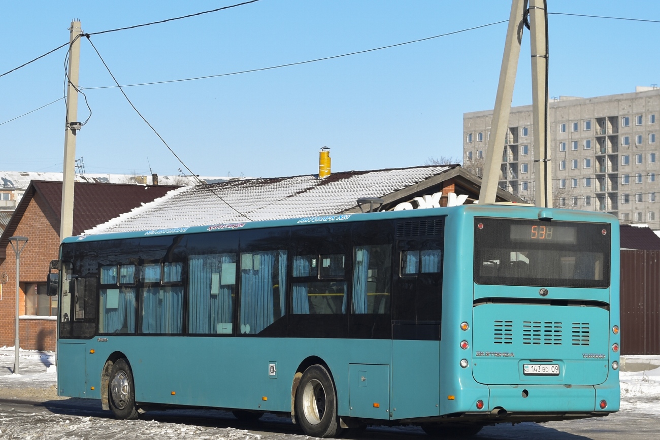 Карагандинская область, Yutong ZK6118HGA № 143 BD 09