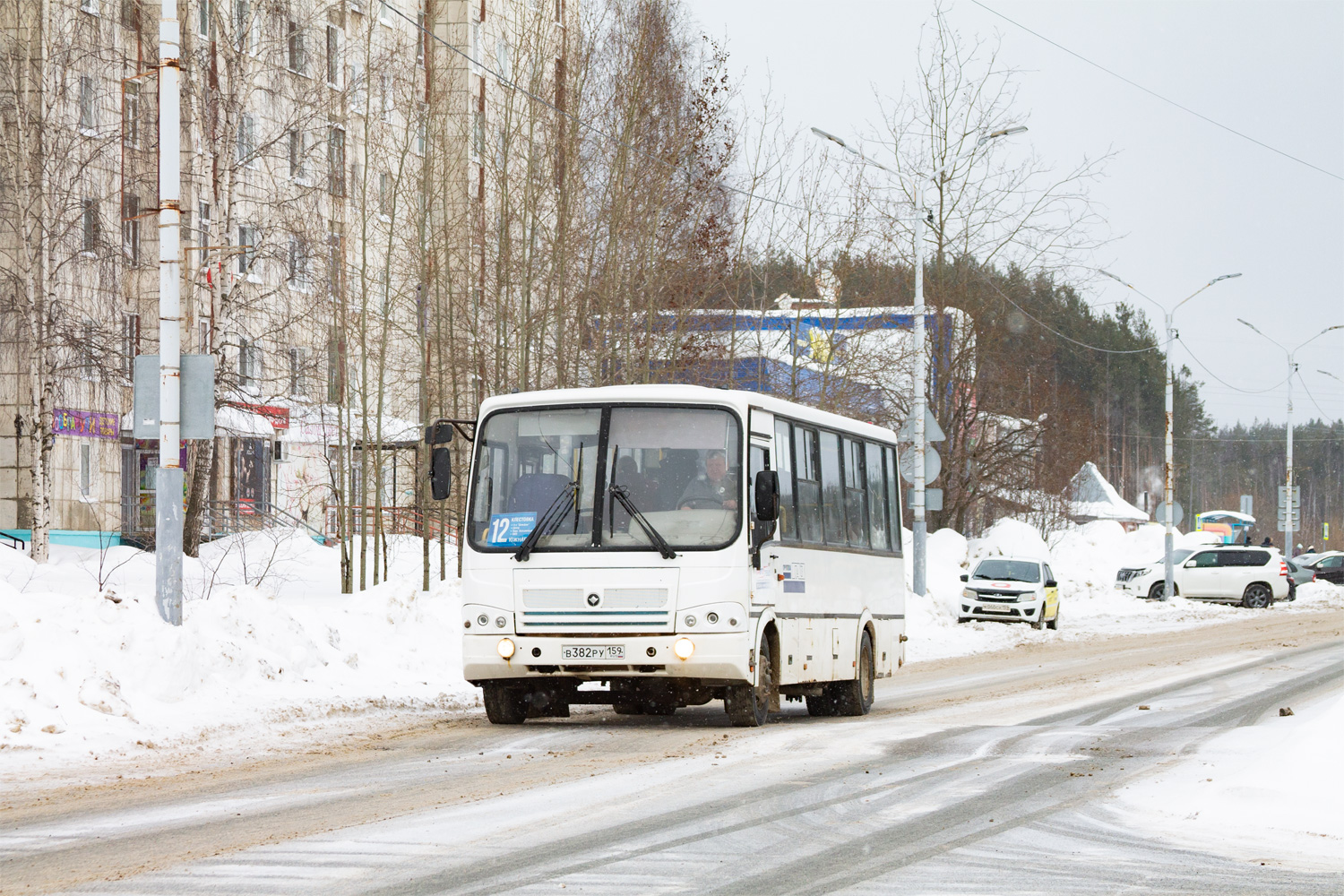 Пермский край, ПАЗ-320412-05 № В 382 РУ 159