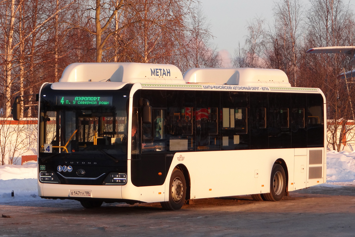 Ханты-Мансийский АО, Yutong ZK6116HG № Е 147 ТУ 186