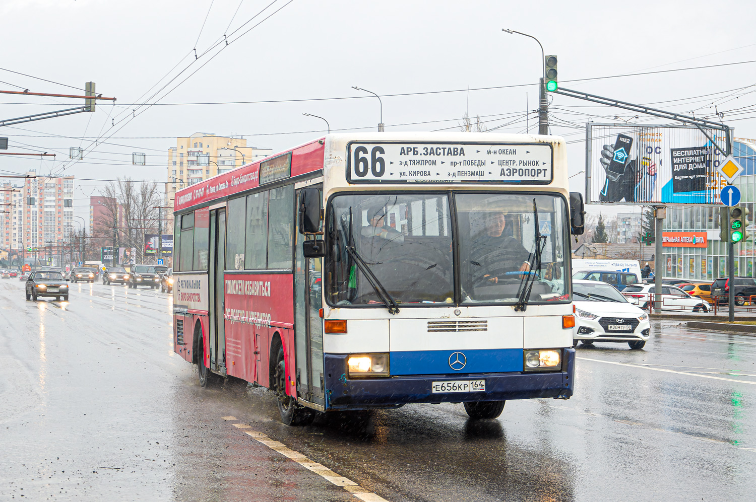 Пензенская область, Mercedes-Benz O405 № Е 656 КР 164