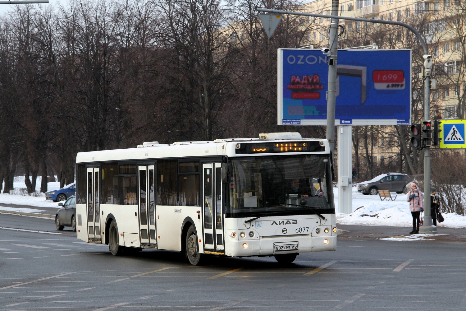 Санкт-Петербург, ЛиАЗ-5292.60 № 6877