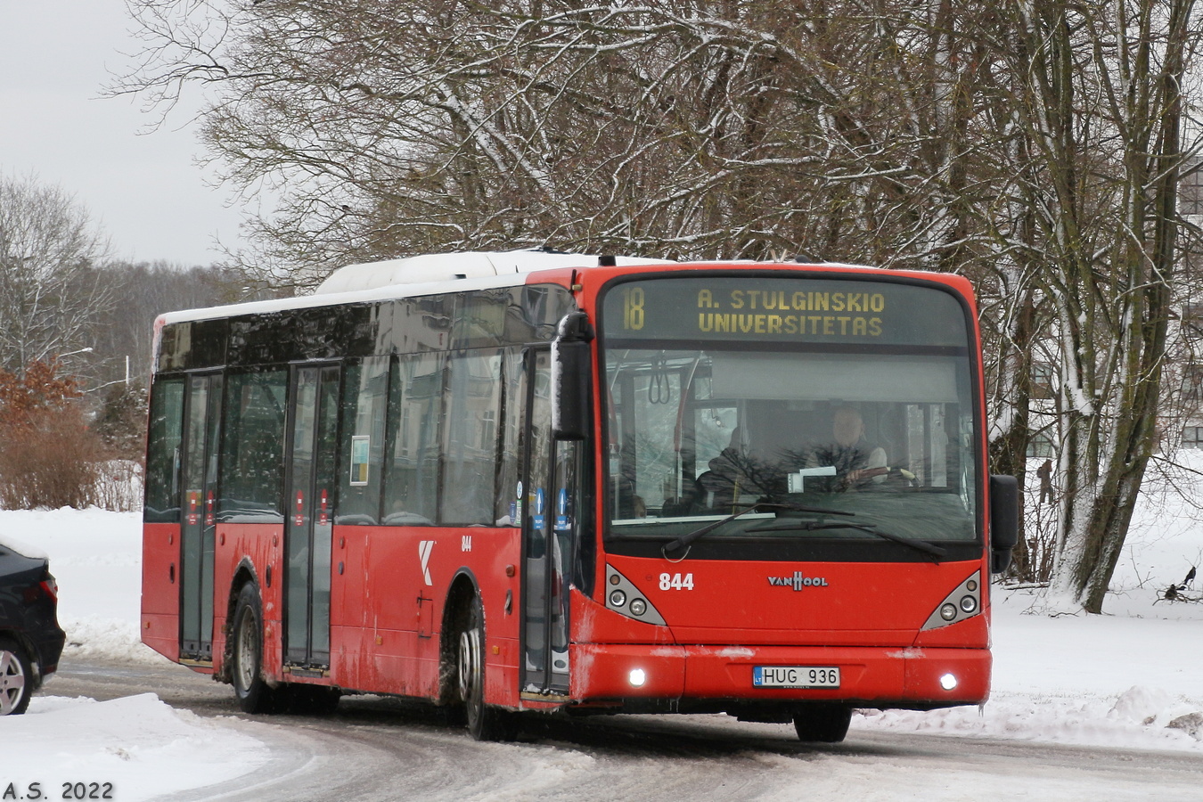 Литва, Van Hool New A330 № 844