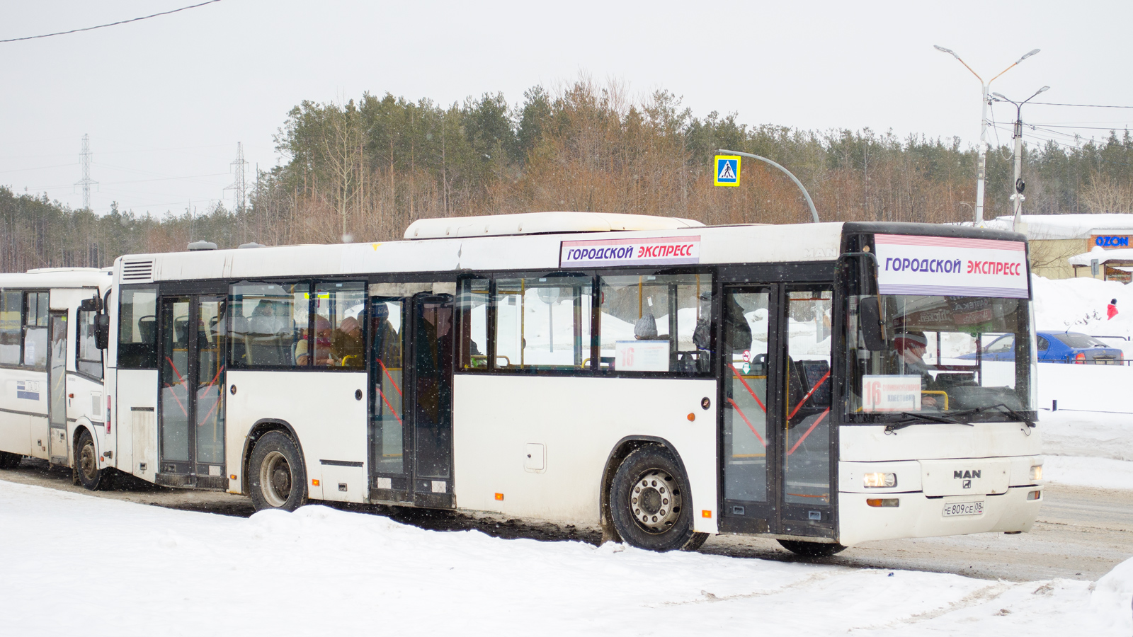 Пермский край, MAN A74 Lion's Classic SL283 № Е 809 СЕ 08