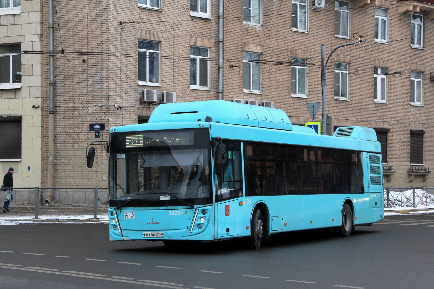 Санкт-Пецярбург, МАЗ-203.948 № 38251