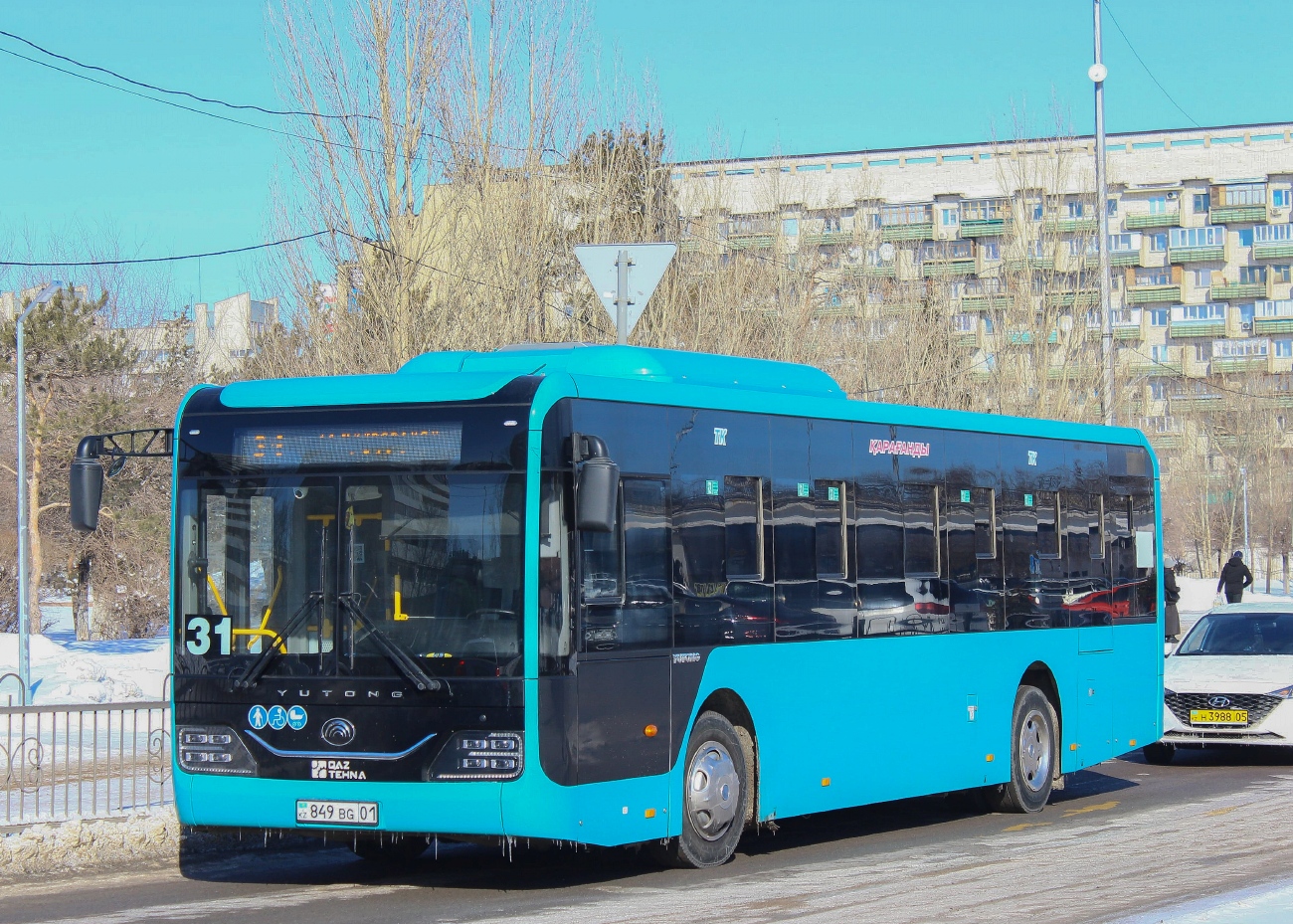 Карагандинская область, Yutong ZK6116HG (QazTehna) № 849 BG 01