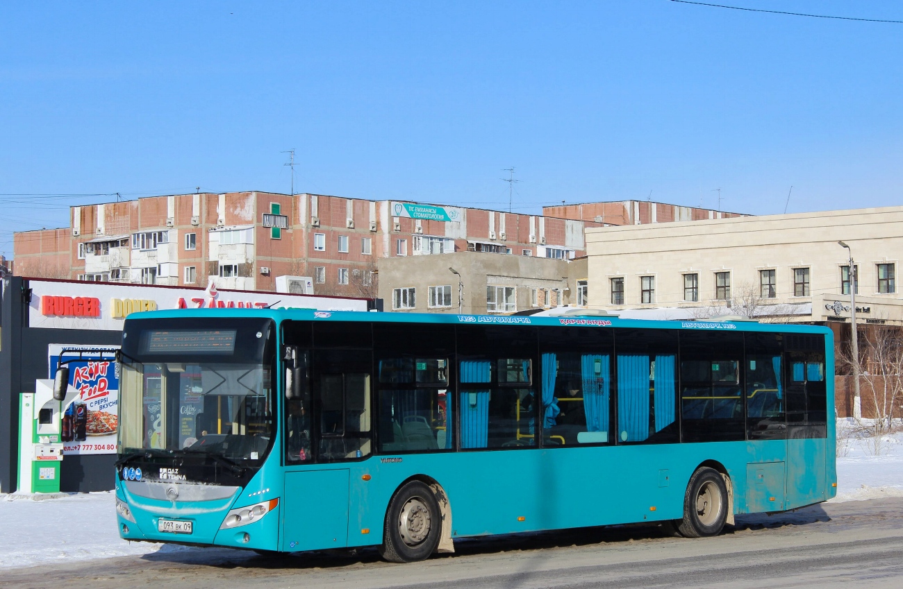 Карагандинская область, Yutong ZK6118HGA (QazTehna) № 093 BK 09