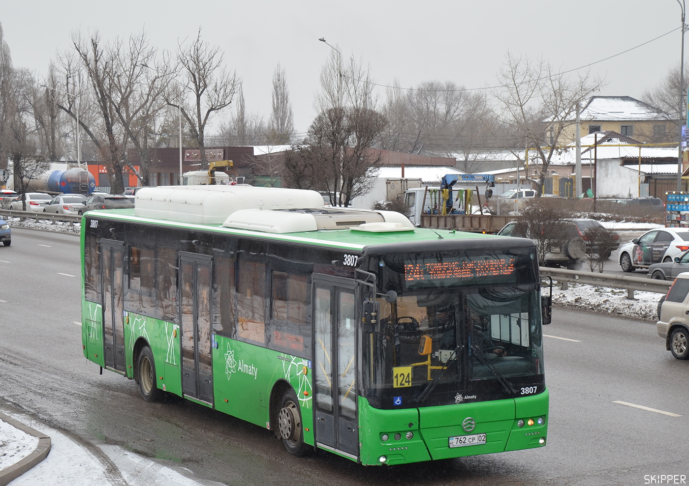 Almaty, Golden Dragon XML6125CN (Hyundai Trans Auto) № 3807