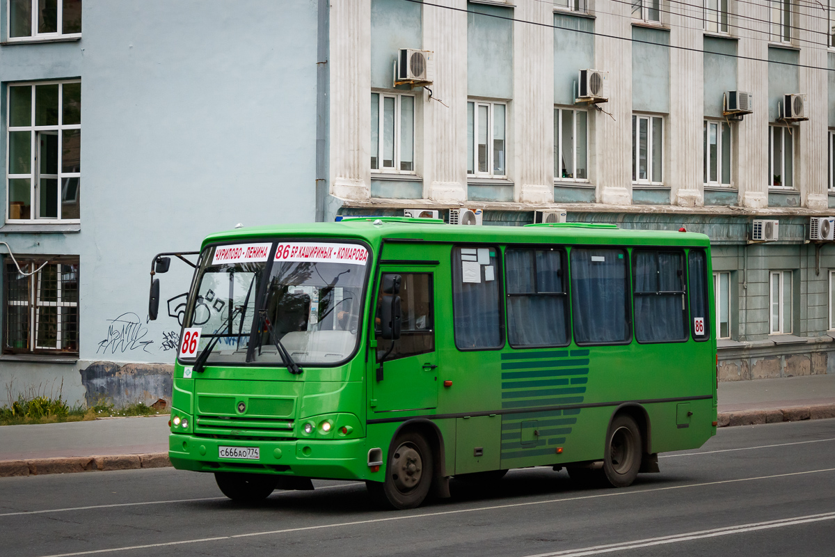 Челябинская область, ПАЗ-320302-22 № С 666 АО 774