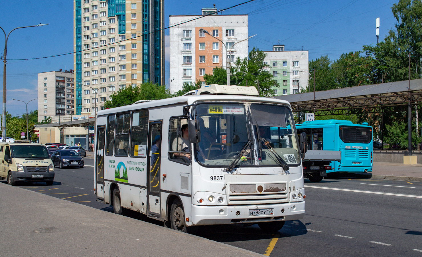 Санкт-Петербург, ПАЗ-320302-11 № 9837