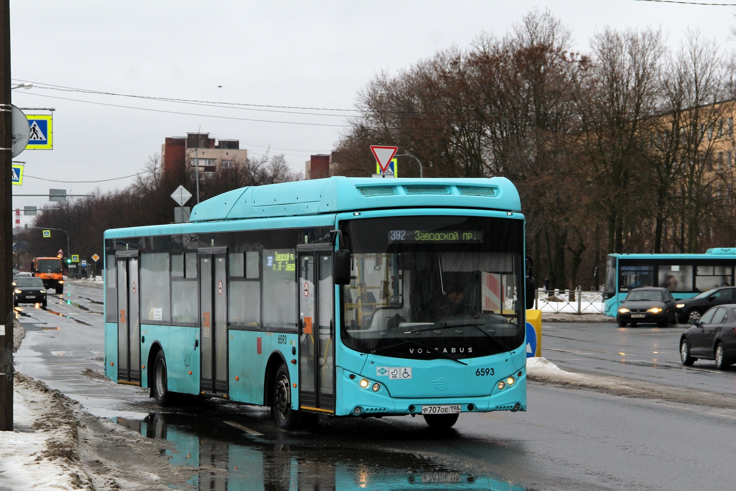 Санкт-Петербург, Volgabus-5270.G4 (CNG) № 6593