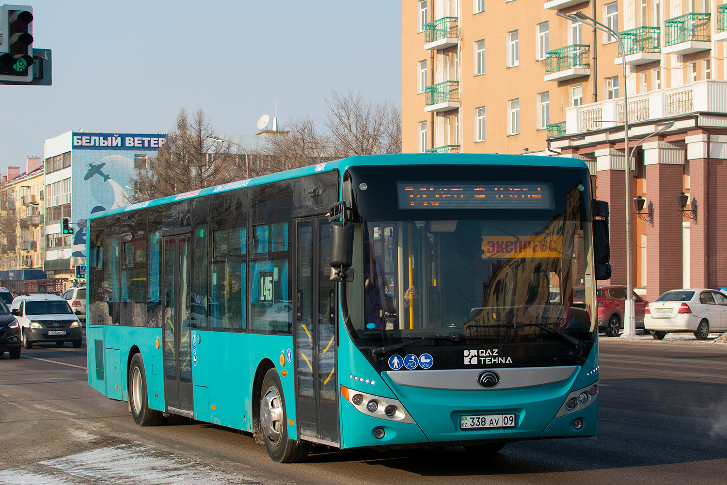 Карагандинская область, Yutong ZK6118HGA (QazTehna) № 338 AV 09