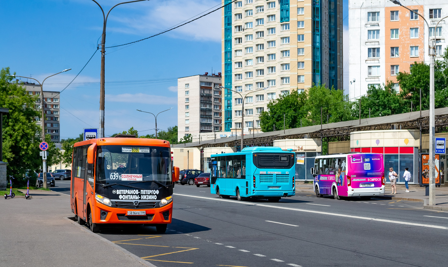 Sankt Petersburg, PAZ-320405-04 "Vector Next" Nr. О 816 РЕ 198