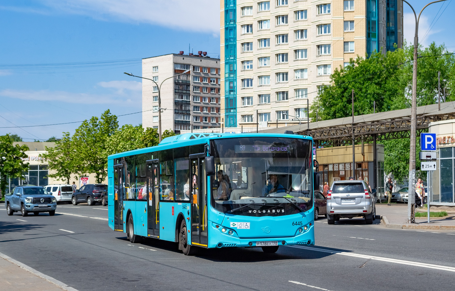 Санкт-Петербург, Volgabus-5270.G2 (LNG) № 6445