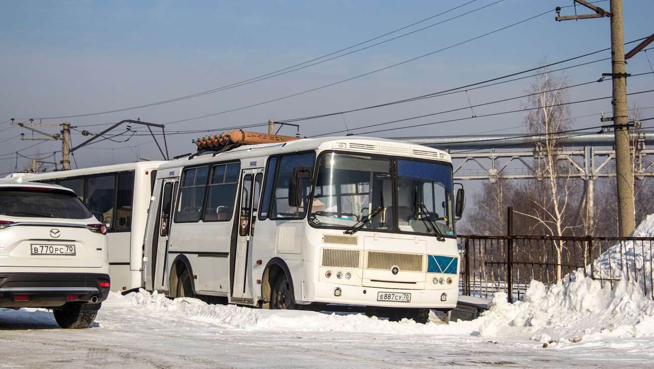 Томская область, ПАЗ-32054 № Е 887 СУ 70