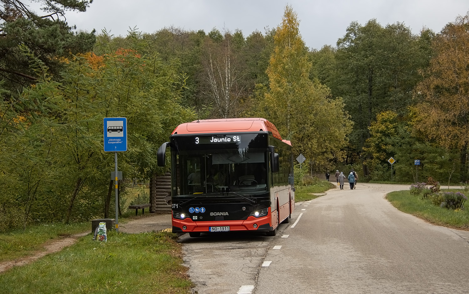 Латвия, Scania Citywide LF II 12.1 № 371