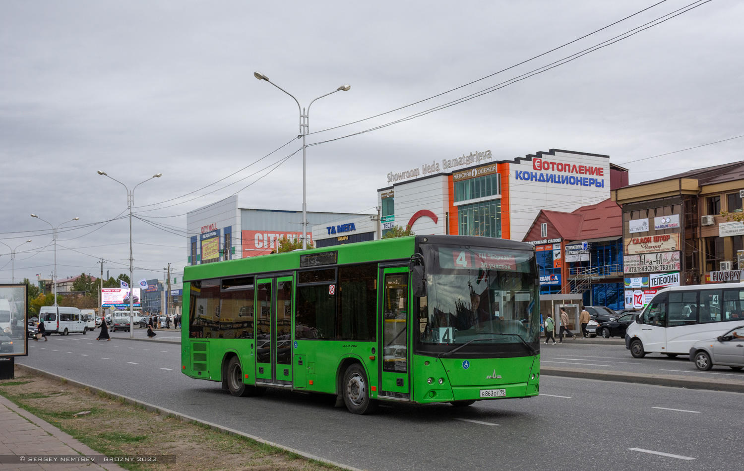 Чечня, МАЗ-206.068 № В 863 ОТ 95