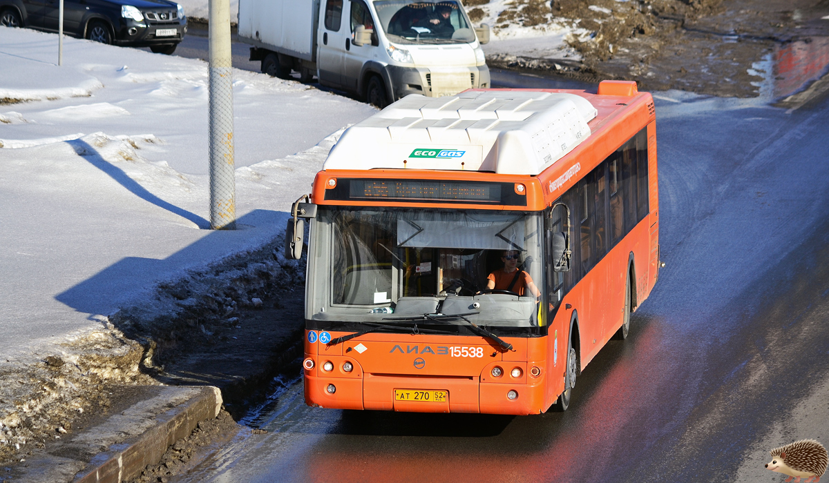 Нижегородская область, ЛиАЗ-5292.67 (CNG) № 15538