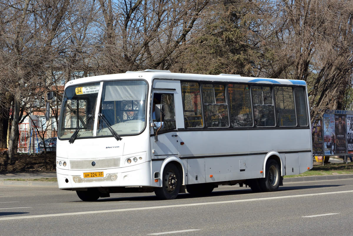 Краснодарский край, ПАЗ-320412-04 "Вектор" № АМ 224 23