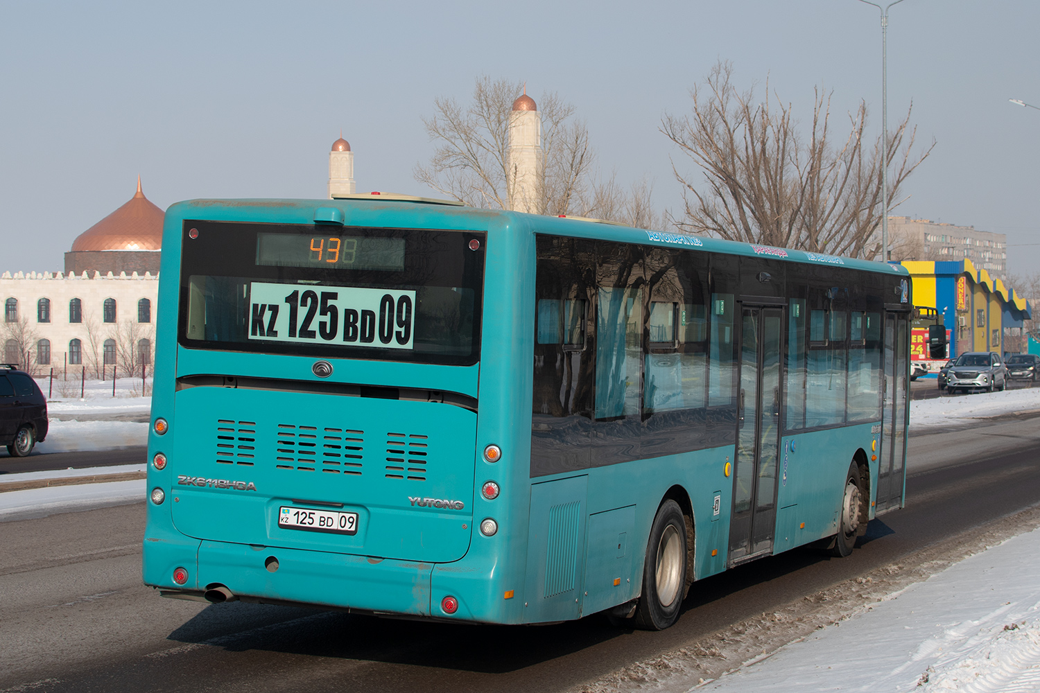 Карагандинская область, Yutong ZK6118HGA № 125 BD 09