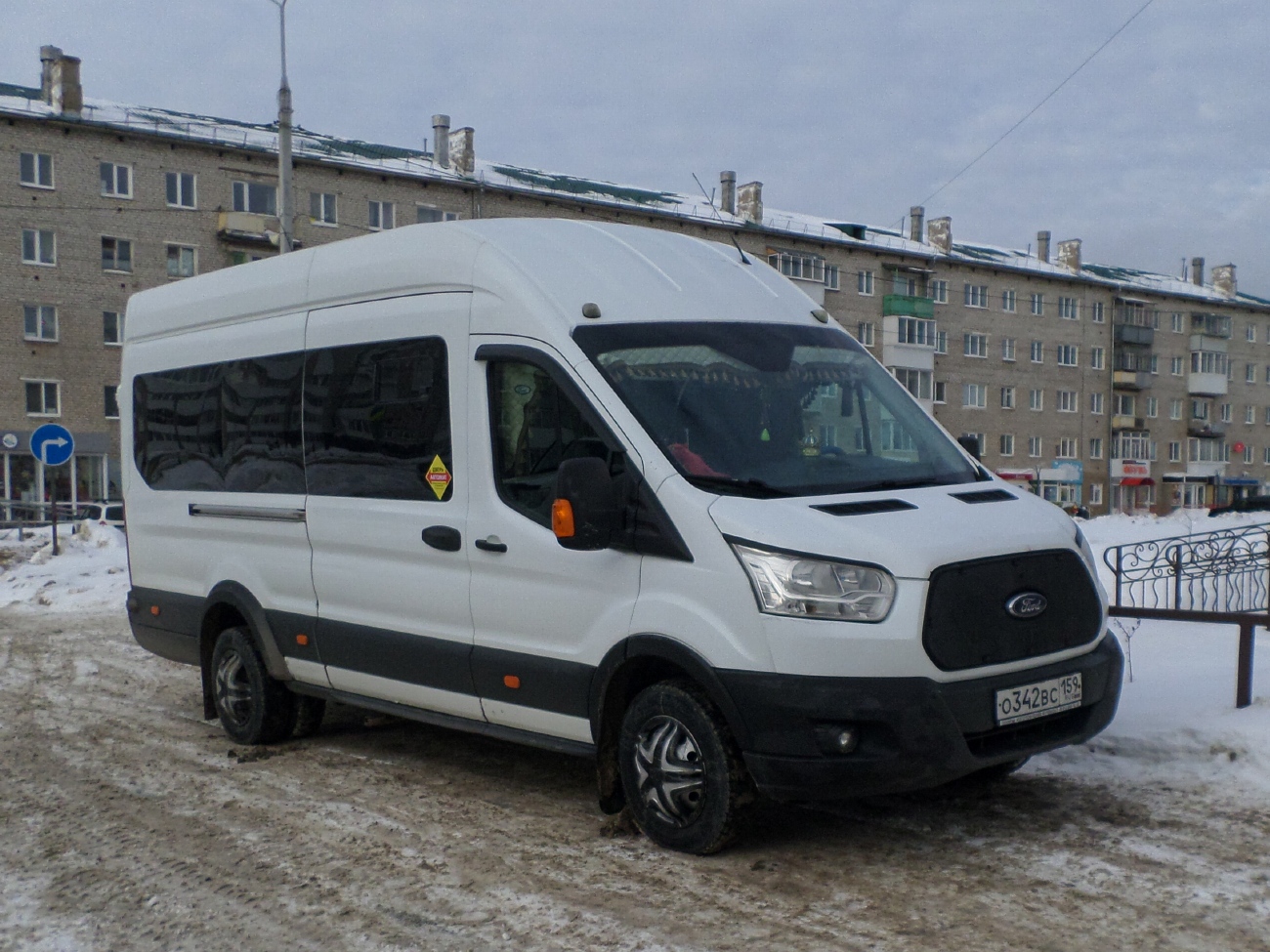 Пермский край, Ford Transit FBD [RUS] (Z6F.ESG.) № О 342 ВС 159