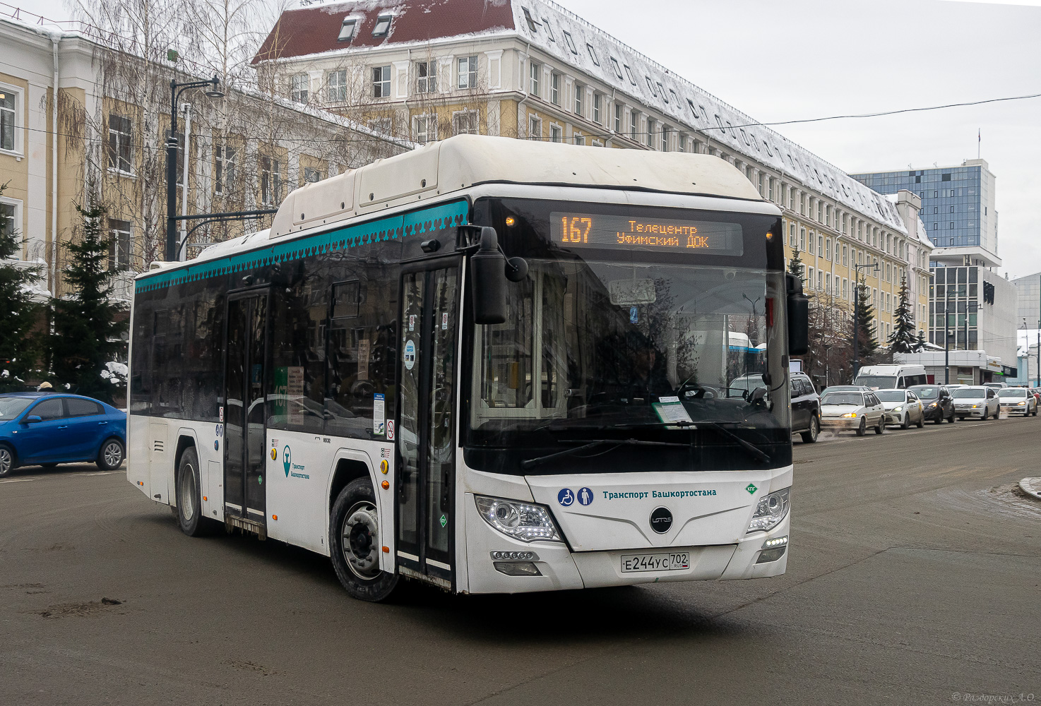 Башкортостан, Lotos-105C02 № Е 244 УС 702