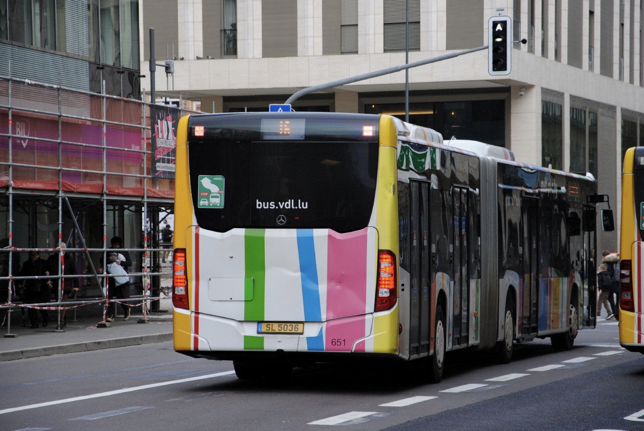 Люксембург, Mercedes-Benz Citaro C2 G № 651