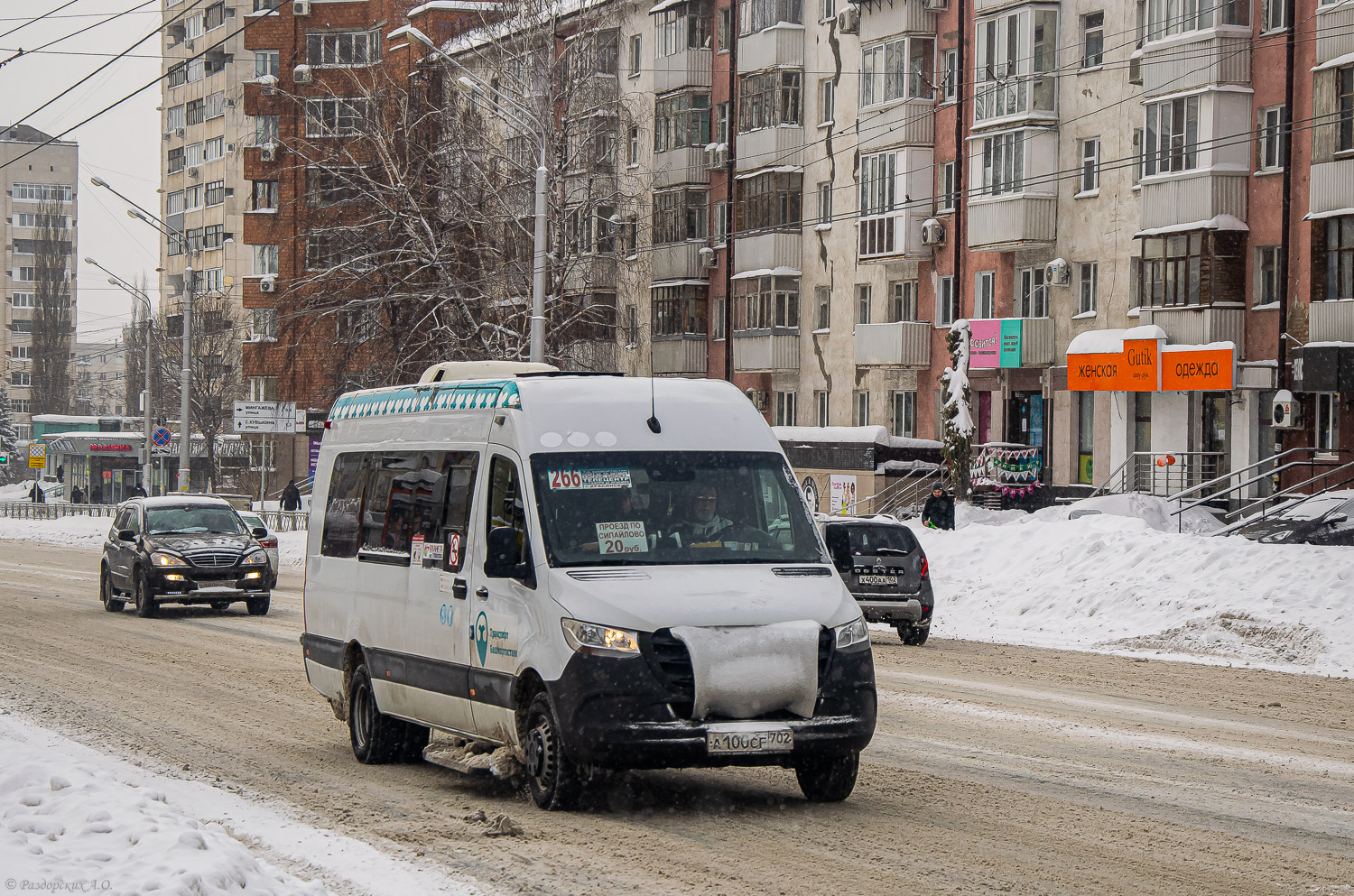 Башкортостан, Луидор-2236XA (MB Sprinter) № А 100 СЕ 702